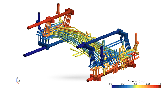 열간금형 열 유동/유체 해석